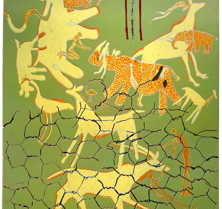 ROMANS 8:20-21, 2004 (REDUCTION LINOCUT)